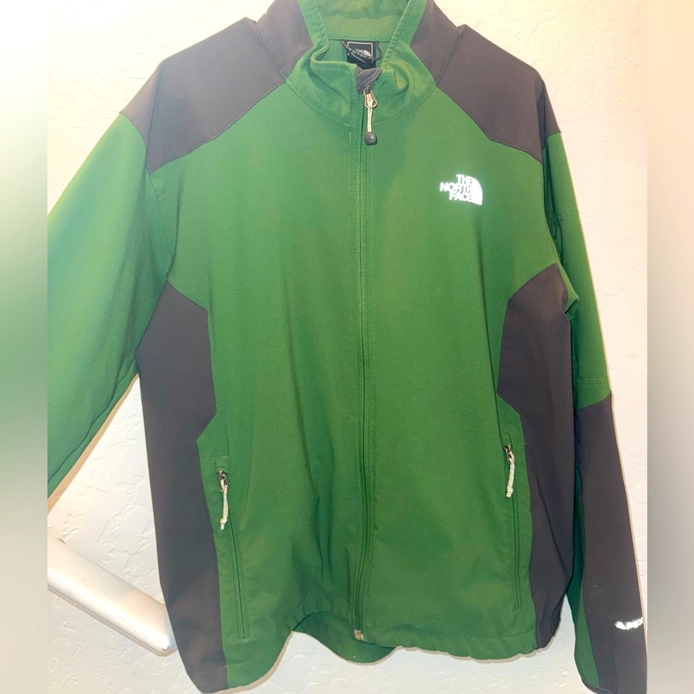 The North Face Forest Green and Charcoal Jacket